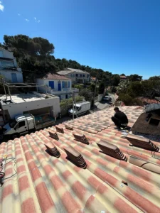 Rénovation complète de toiture au Pradet dans le VAR 83