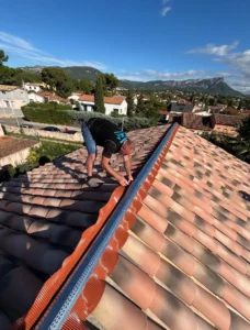 Photo de chantier : rénovation toiture à La Garde